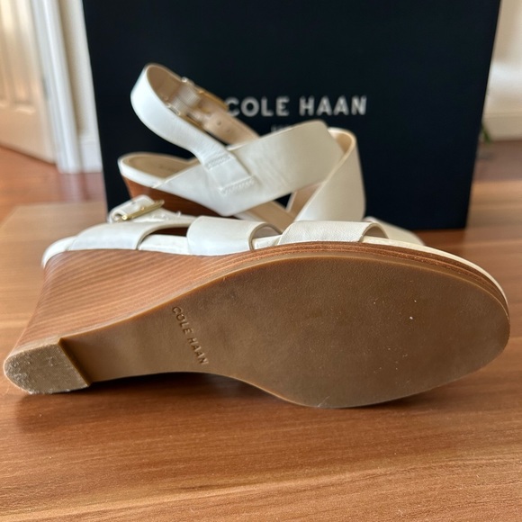 Cole Haan White Penelope Wedge - Picture 3 of 3